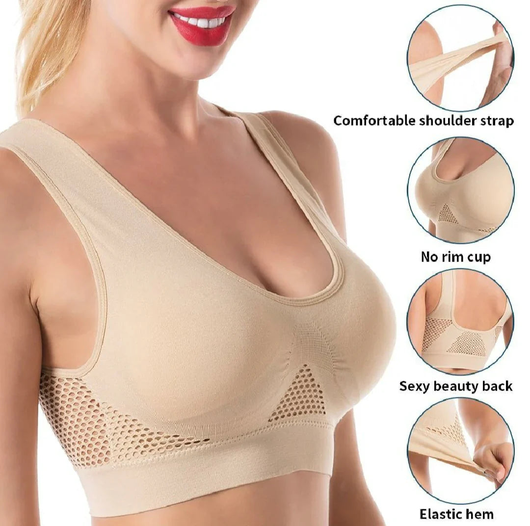 Buy 1 Get 2 Free | Seamless Comfort Air Bra | 70% OFF